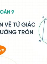 Hướng dẫn vẽ tứ giác nội tiếp đường tròn - Toán 9  -  Hoc10